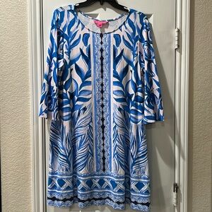 Lilly Pulitzer Ophelia Swing in Pink Tropics Heat Wave Engineered Dress sz XL